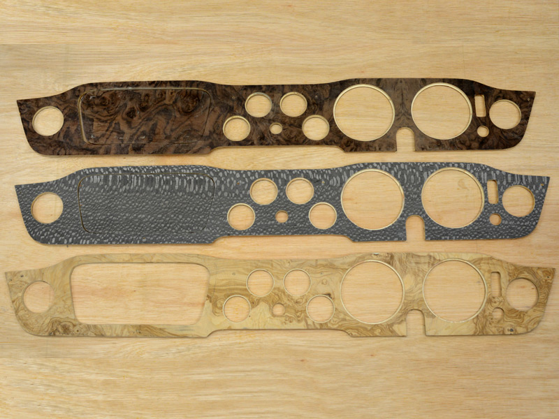 Image of wood veneer dashboards